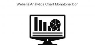 Website Analytics Chart Monotone Icon In Powerpoint Pptx Png And Editable Eps Format