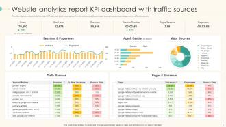 Website Analytics Report Powerpoint Ppt Template Bundles