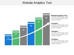 Website analytics tool ppt powerpoint presentation gallery clipart cpb