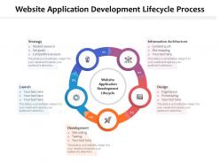 Website application development lifecycle process