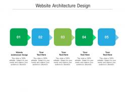 Website architecture design ppt powerpoint presentation portfolio graphics tutorials cpb