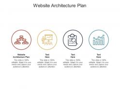Website architecture plan ppt powerpoint presentation summary smartart cpb