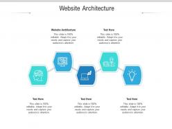 Website architecture ppt powerpoint presentation outline example file cpb