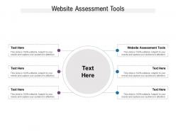Website assessment tools ppt powerpoint presentation pictures layout ideas cpb