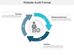 Website audit format ppt powerpoint presentation infographic template influencers cpb
