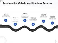 Website audit strategy proposal template powerpoint presentation slides