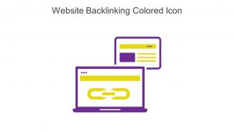 Website Backlinking Colored Icon In Powerpoint Pptx Png And Editable Eps Format