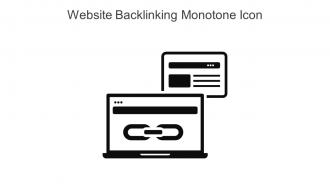 Website Backlinking Monotone Icon In Powerpoint Pptx Png And Editable Eps Format