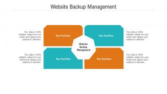 Website backup management ppt powerpoint presentation icon mockup cpb