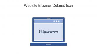 Website Browser Colored Icon In Powerpoint Pptx Png And Editable Eps Format