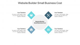 Website builder small business cost ppt powerpoint presentation portfolio images cpb