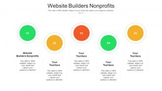Website builders nonprofits ppt powerpoint presentation ideas infographics cpb