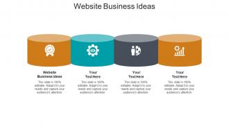 Website business ideas ppt powerpoint presentation ideas format ideas cpb