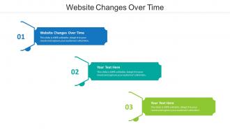 Website changes over time ppt powerpoint presentation ideas good cpb