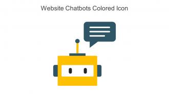 Website Chatbots Colored Icon In Powerpoint Pptx Png And Editable Eps Format