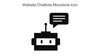 Website Chatbots Monotone Icon In Powerpoint Pptx Png And Editable Eps Format