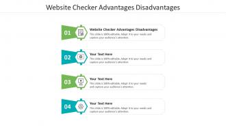 Website checker advantages disadvantages ppt powerpoint presentation ideas influencers cpb