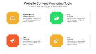 Website content monitoring tools ppt powerpoint presentation professional good cpb
