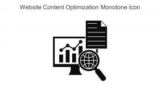 Website Content Optimization Monotone Icon In Powerpoint Pptx Png And Editable Eps Format