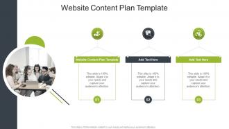 Website Content Plan Template In Powerpoint And Google Slides Cpb