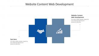 Website content web development ppt powerpoint presentation icon infographics cpb