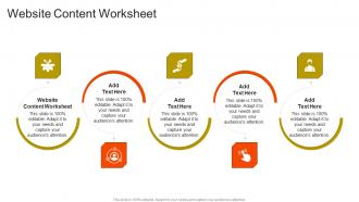 Website Content Worksheet In Powerpoint And Google Slides Cpb