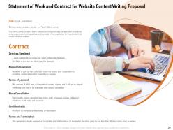 Website Content Writing Proposal Powerpoint Presentation Slides