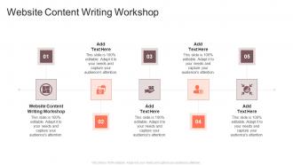 Website Content Writing Workshop In Powerpoint And Google Slides Cpb