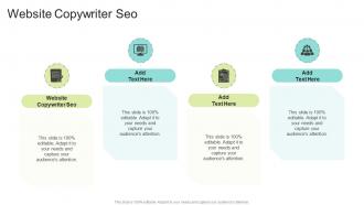 Website Copywriter Seo In Powerpoint And Google Slides Cpb