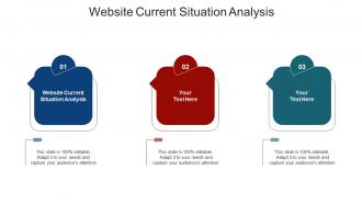 Website current situation analysis ppt powerpoint presentation slides examples cpb