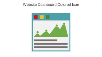 Website Dashboard Colored Icon In Powerpoint Pptx Png And Editable Eps Format