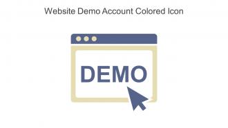 Website Demo Account Colored Icon In Powerpoint Pptx Png And Editable Eps Format