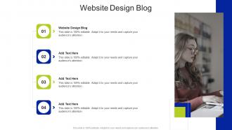 Website Design Blog In Powerpoint And Google Slides Cpb