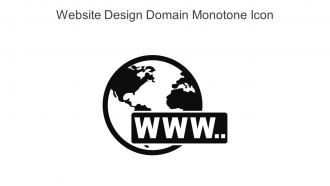 Website Design Domain Monotone Icon In Powerpoint Pptx Png And Editable Eps Format