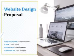 Website design proposal powerpoint presentation slides
