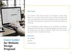 Website design proposal powerpoint presentation slides