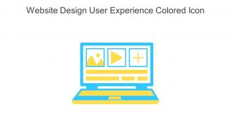 Website Design User Experience Colored Icon In Powerpoint Pptx Png And Editable Eps Format