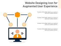 Website designing icon for augmented user experience