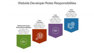 Website developer roles responsibilities ppt powerpoint presentation ideas cpb