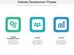Website development phases ppt powerpoint presentation professional files