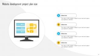 Website Development Project Plan Powerpoint PPT Template Bundles Customizable Content Ready
