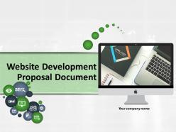 Website Development Proposal Document Powerpoint Presentation Slides