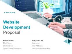 Website Development Proposal Powerpoint Presentation Slides