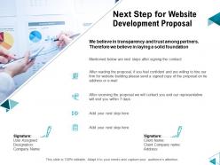 Website development proposal powerpoint presentation slides