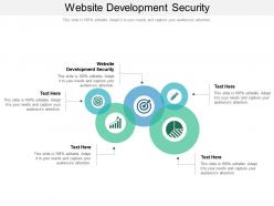 Website development security ppt powerpoint presentation styles graphic images