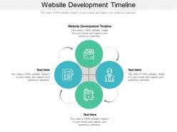 Website development timeline ppt powerpoint presentation icon example introduction