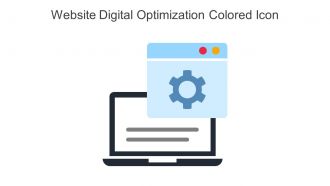 Website Digital Optimization Colored Icon In Powerpoint Pptx Png And Editable Eps Format
