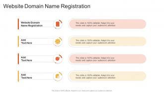 Website Domain Name Registration In Powerpoint And Google Slides Cpb