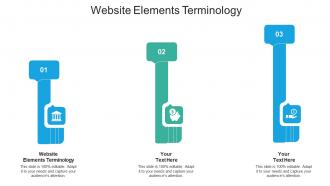 Website elements terminology ppt powerpoint presentation outline sample cpb