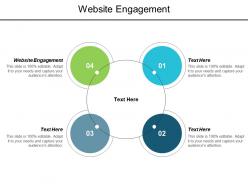 Website engagement ppt powerpoint presentation icon layout ideas cpb